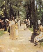 Max Liebermann, The Parrot Walk at Amsterdam Zoo